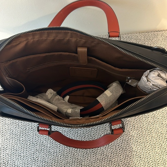 Coach slim briefcase! Brand new and never been used! - Picture 4 of 9